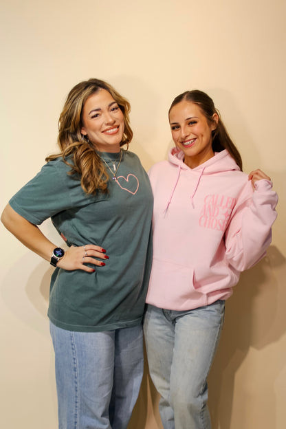 Called And Chosen Pink Hoodie