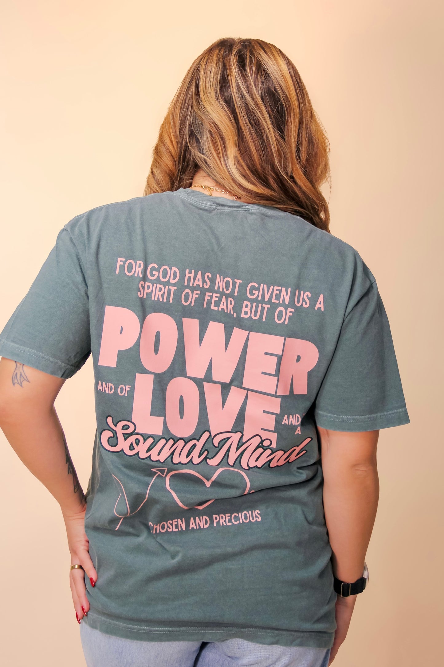 Power, Love, Sound Mind T-Shirt