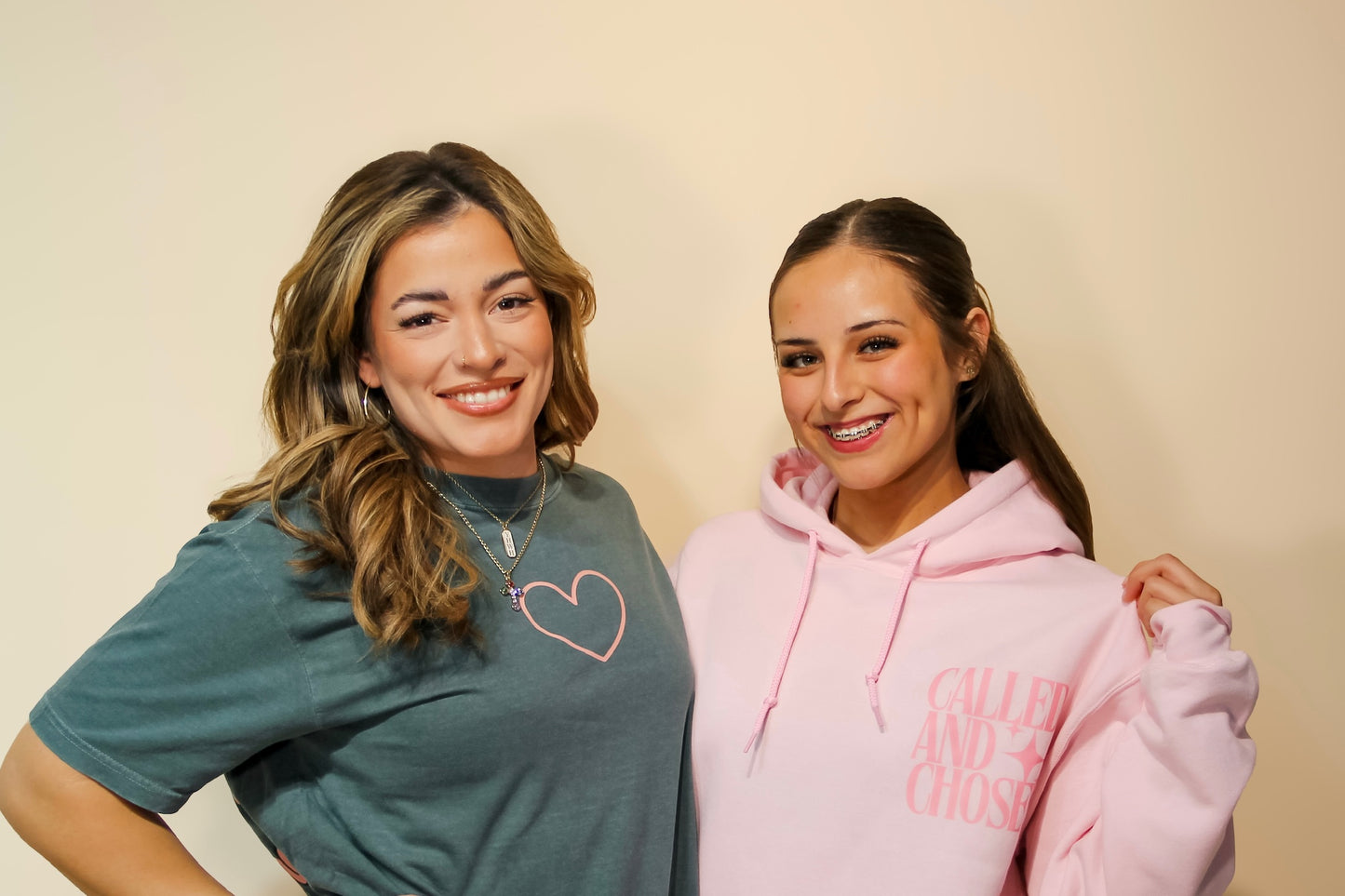 Called And Chosen Pink Hoodie
