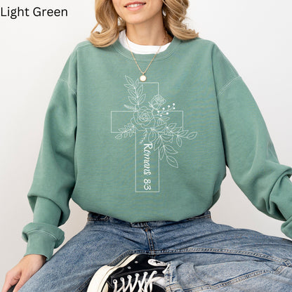 Romans 8:3 Sweatshirt