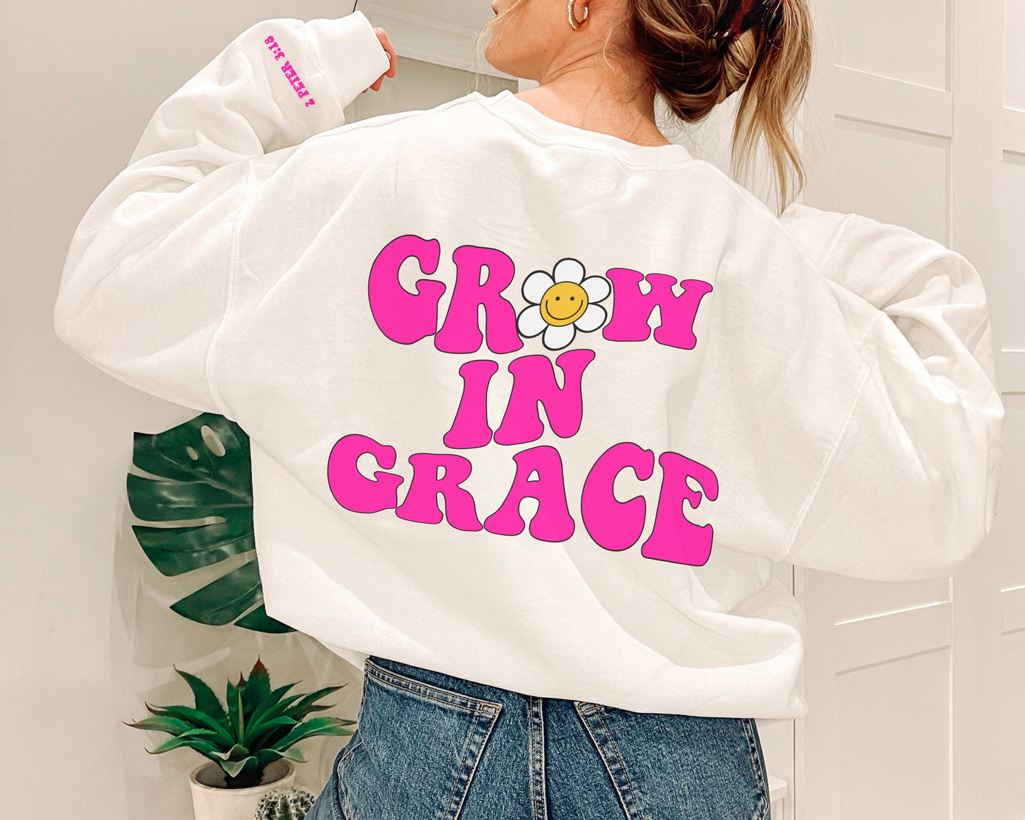 Groovy Grow In Grace Sweatshirt