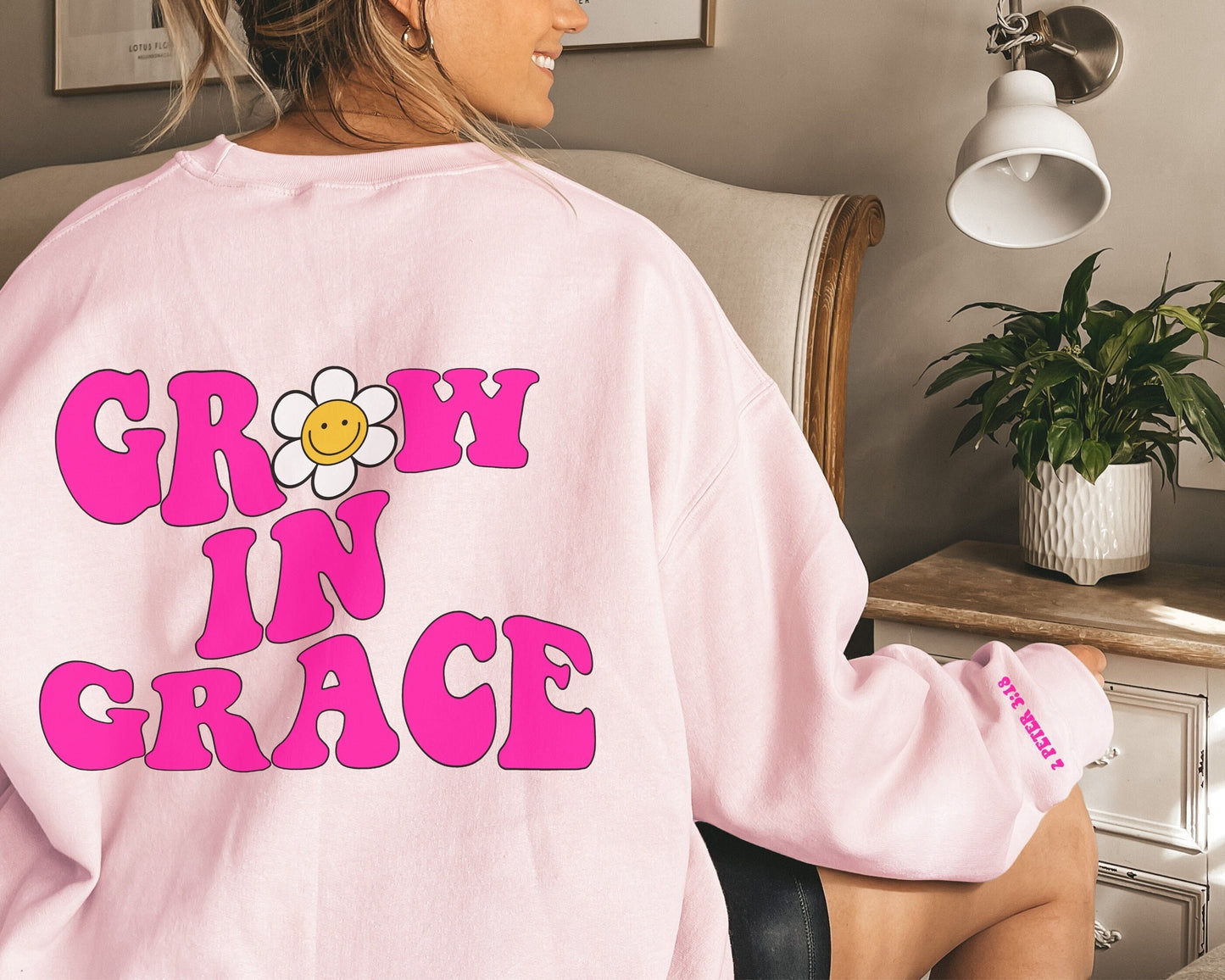 Groovy Grow In Grace Sweatshirt