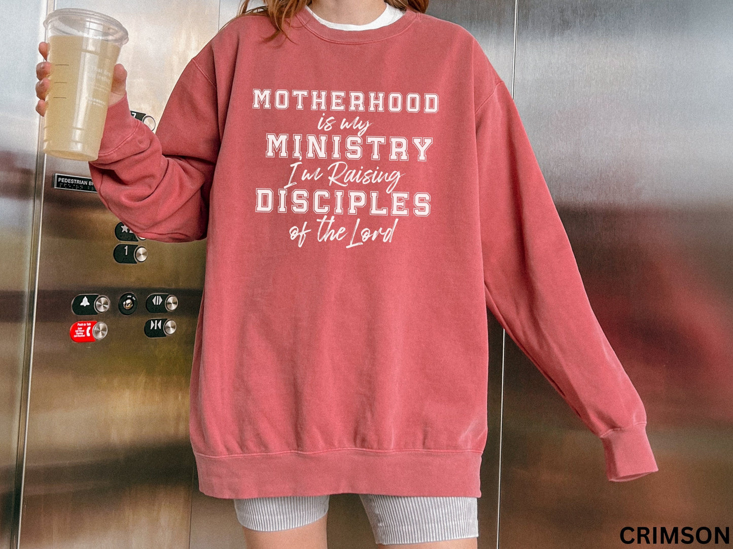 College Motherhood Is My Ministry Sweatshirt