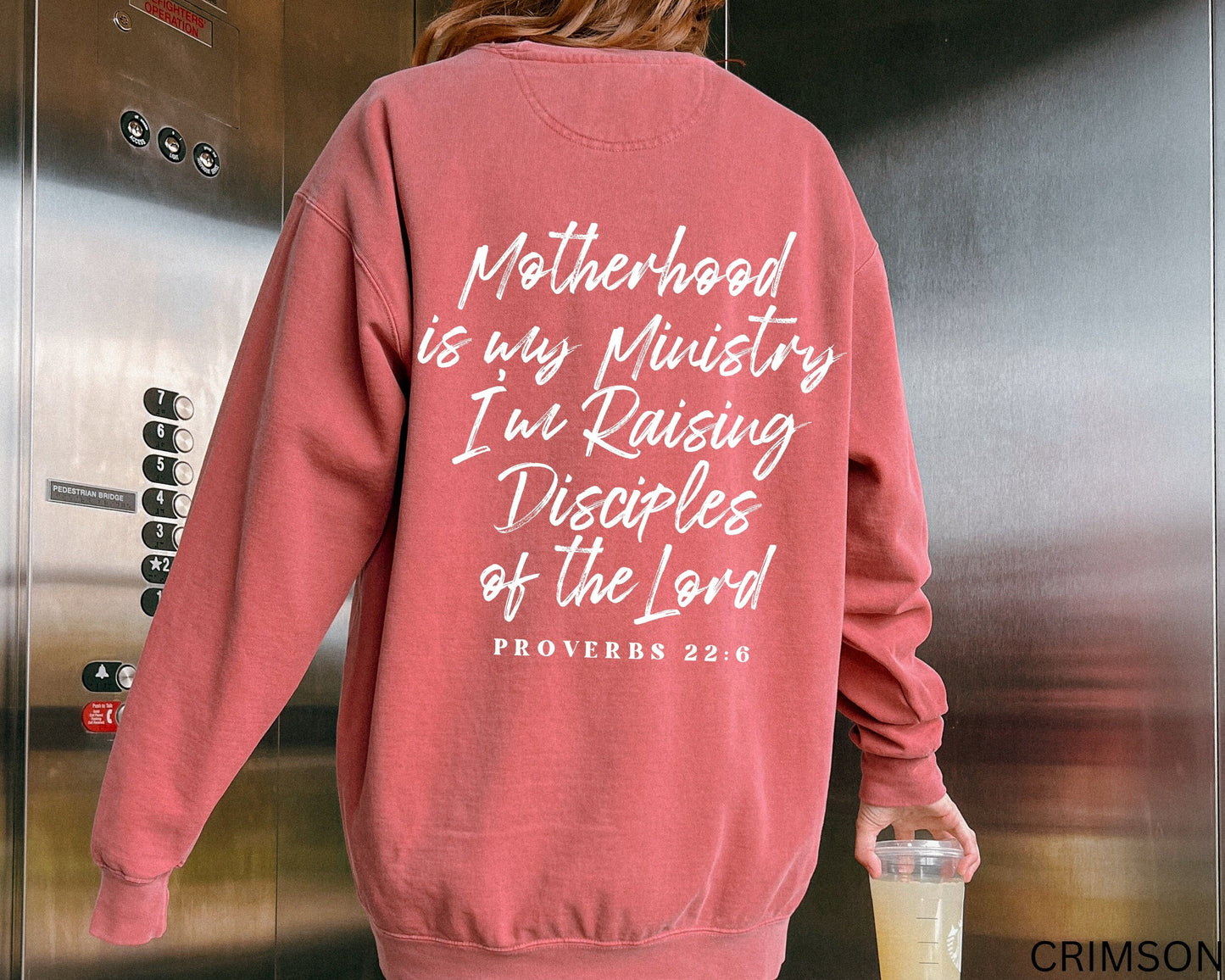 Motherhood Is My Ministry, I'm Raising Disciples Sweatshirt