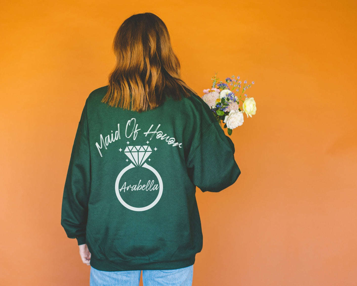 Custom Maid Of Honor Sweatshirt