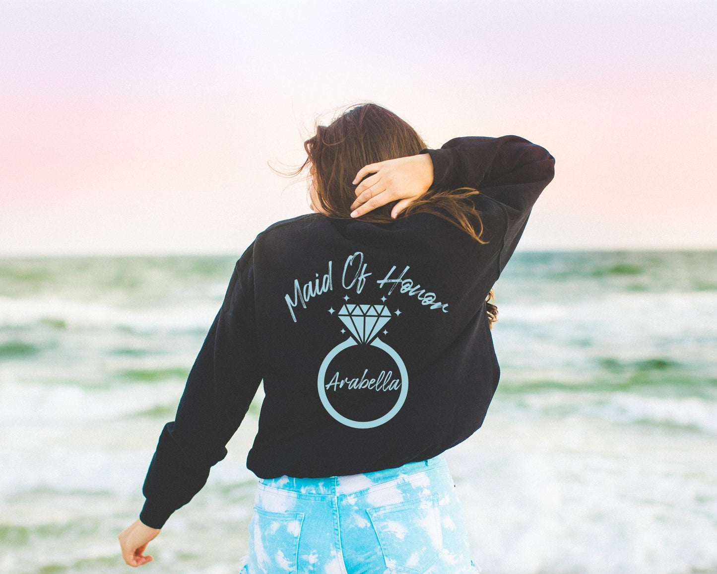 Custom Maid Of Honor Sweatshirt