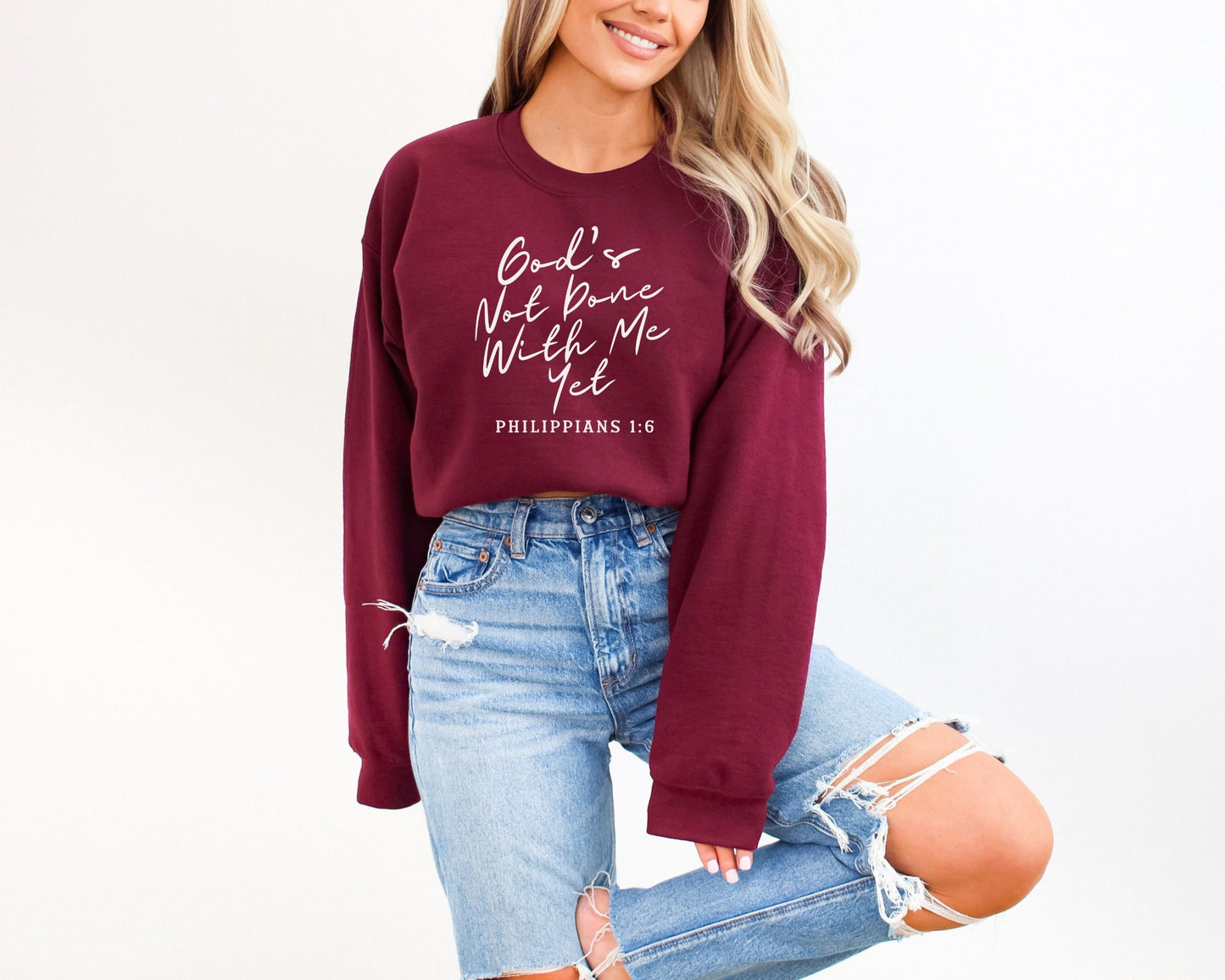 God's Not Done With Me Sweatshirt