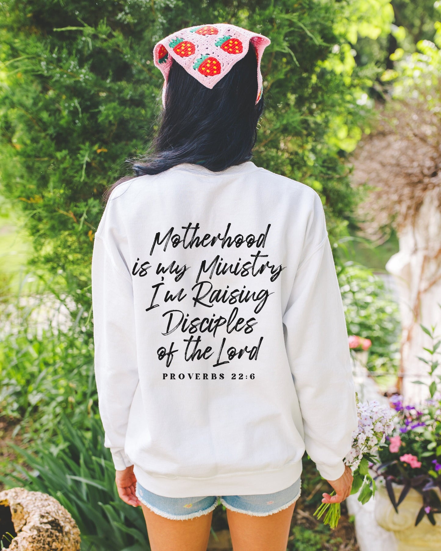 Custom Motherhood Is My Ministry, I'm Raising Disciples Sweatshirt