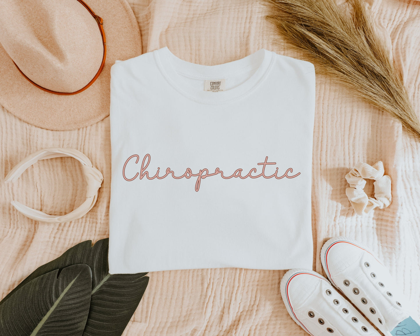 Chiropractic Floral Spine T-Shirt