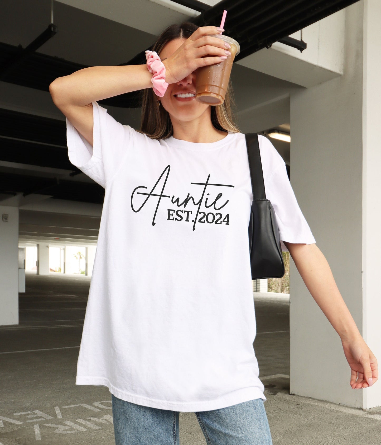 Custom Est. Auntie T-Shirt