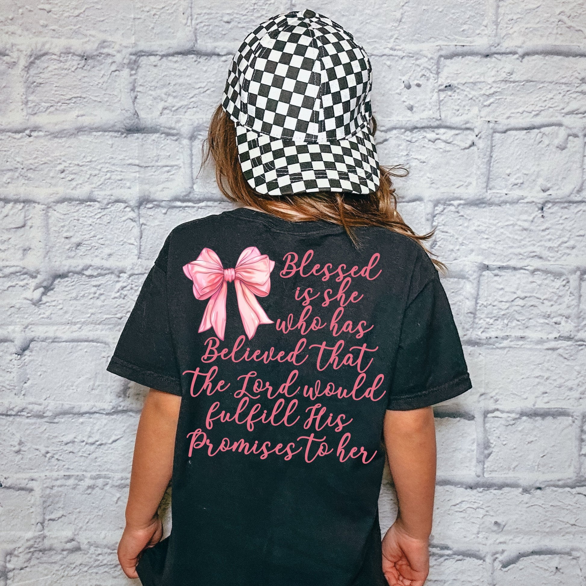 Christian Shirt Kids Jesus Tee,Coquette Aesthetic Kids,Mommy and Me T-Shirt,Comfort Colors,Coquette kids,Sisters Shirt,little girl shirt,