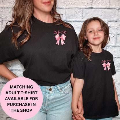 Christian Shirt Kids Jesus Tee,Coquette Aesthetic Kids,Mommy and Me T-Shirt,Comfort Colors,Coquette kids,Sisters Shirt,little girl shirt,