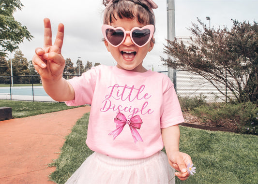 Pink Little Disciple Toddler T-Shirt