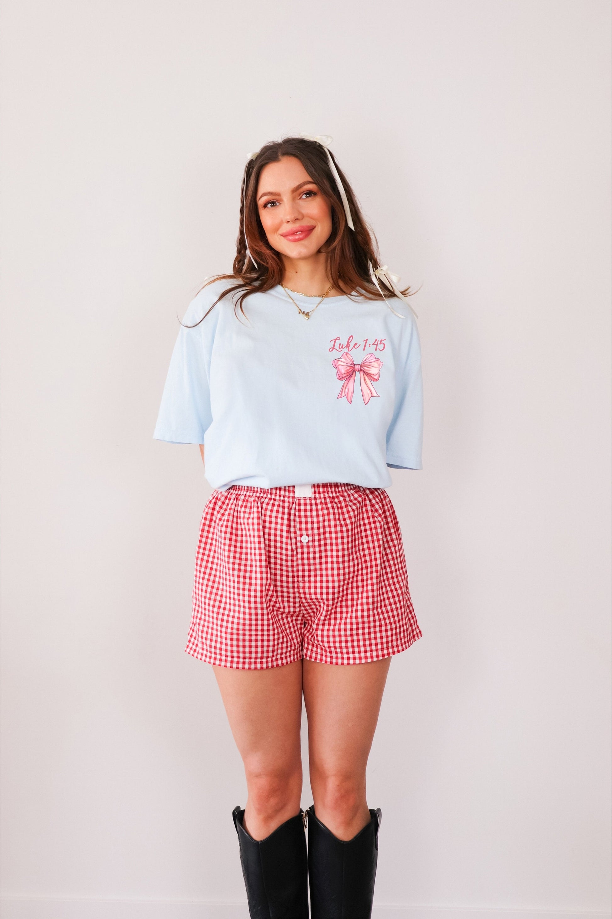 Christian Pink Coquette Shirt,Comfort Colors,Christian Coquette,Coquette Aesthetic,Bible Verse Shirt,Pink Bow Shirt,Balletcore,soft girl era