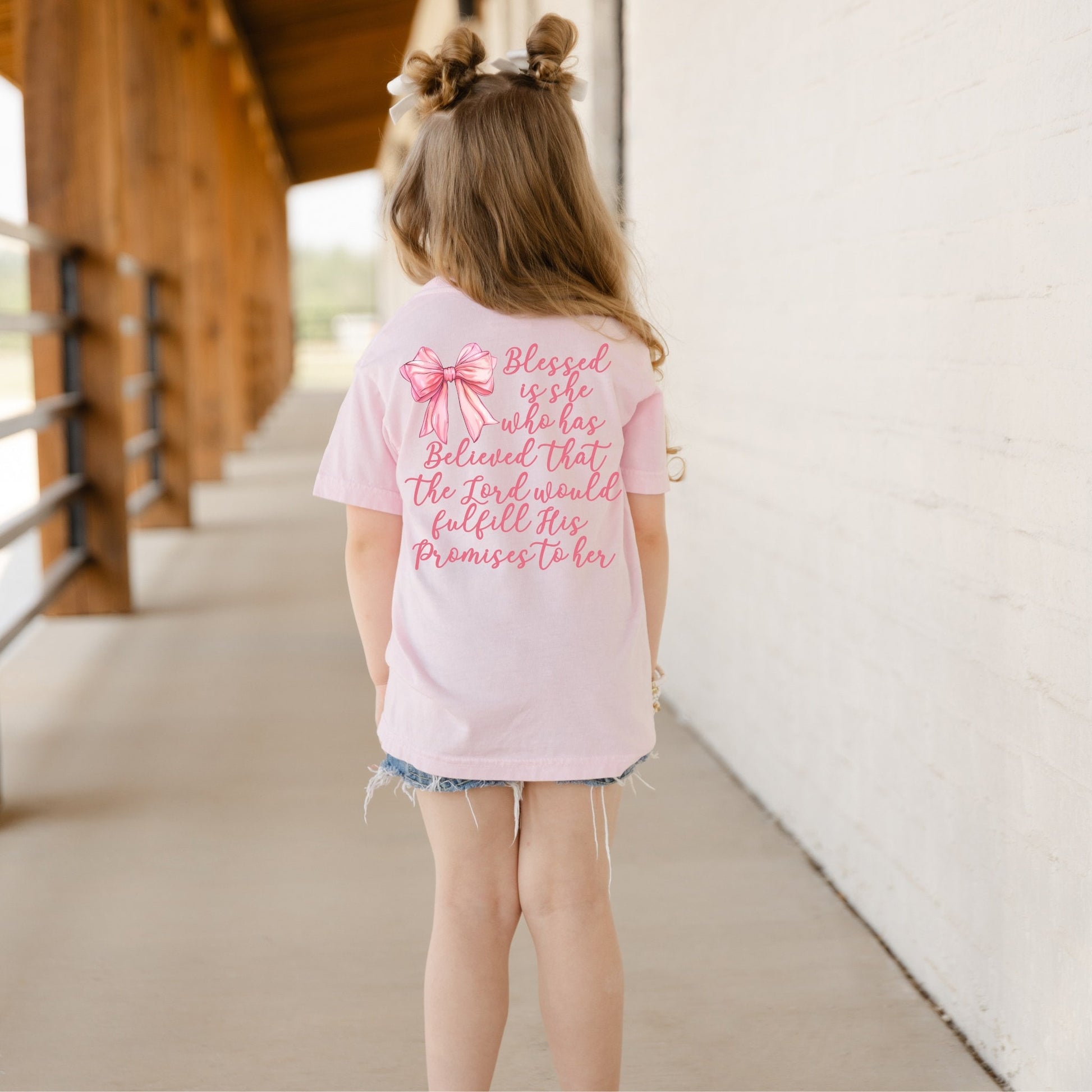 Christian Shirt Kids Jesus Tee,Coquette Aesthetic Kids,Mommy and Me T-Shirt,Comfort Colors,Coquette kids,Sisters Shirt,little girl shirt,