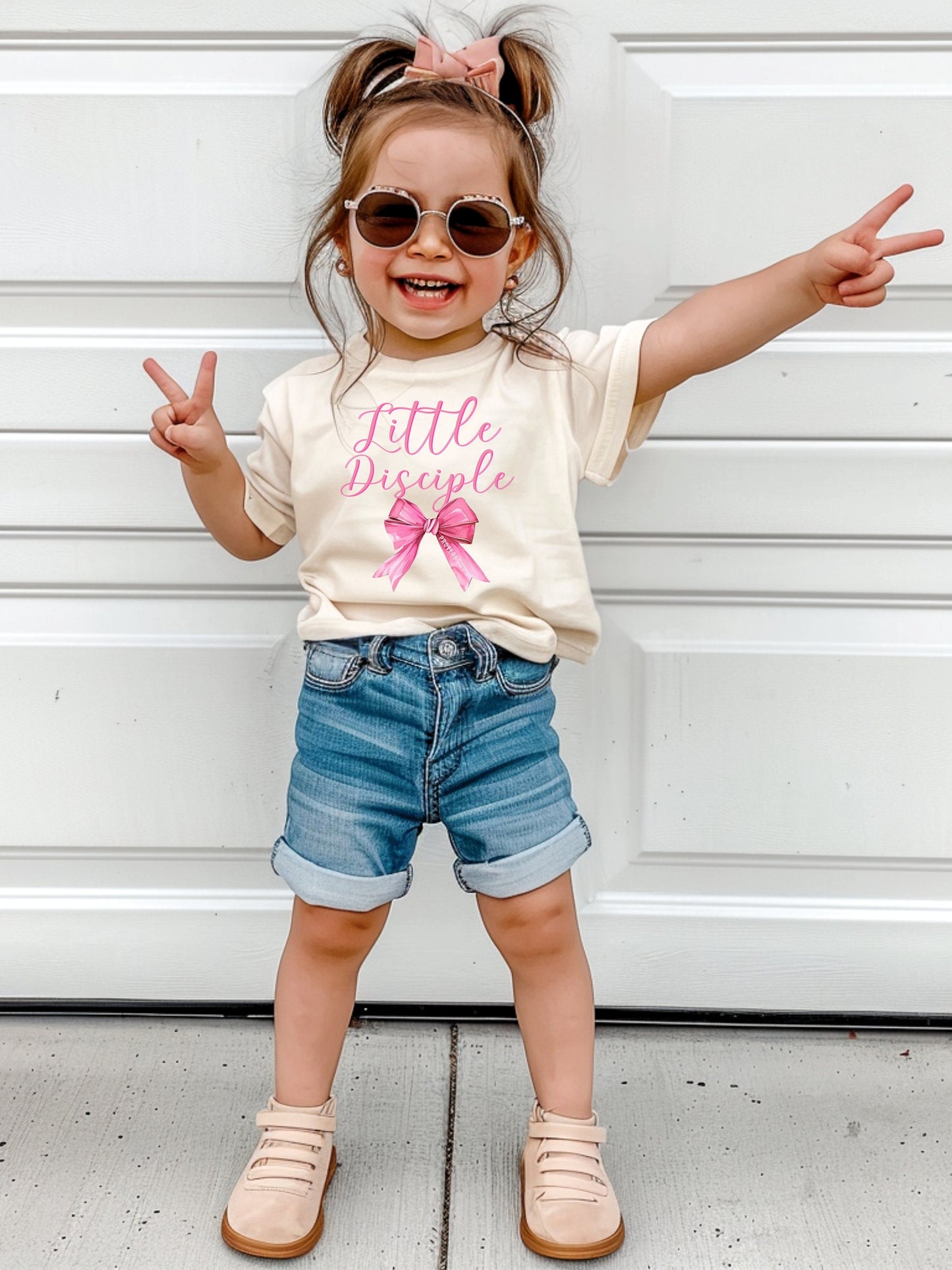 Pink Little Disciple Toddler T-Shirt