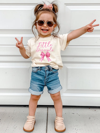 Pink Little Disciple Toddler T-Shirt