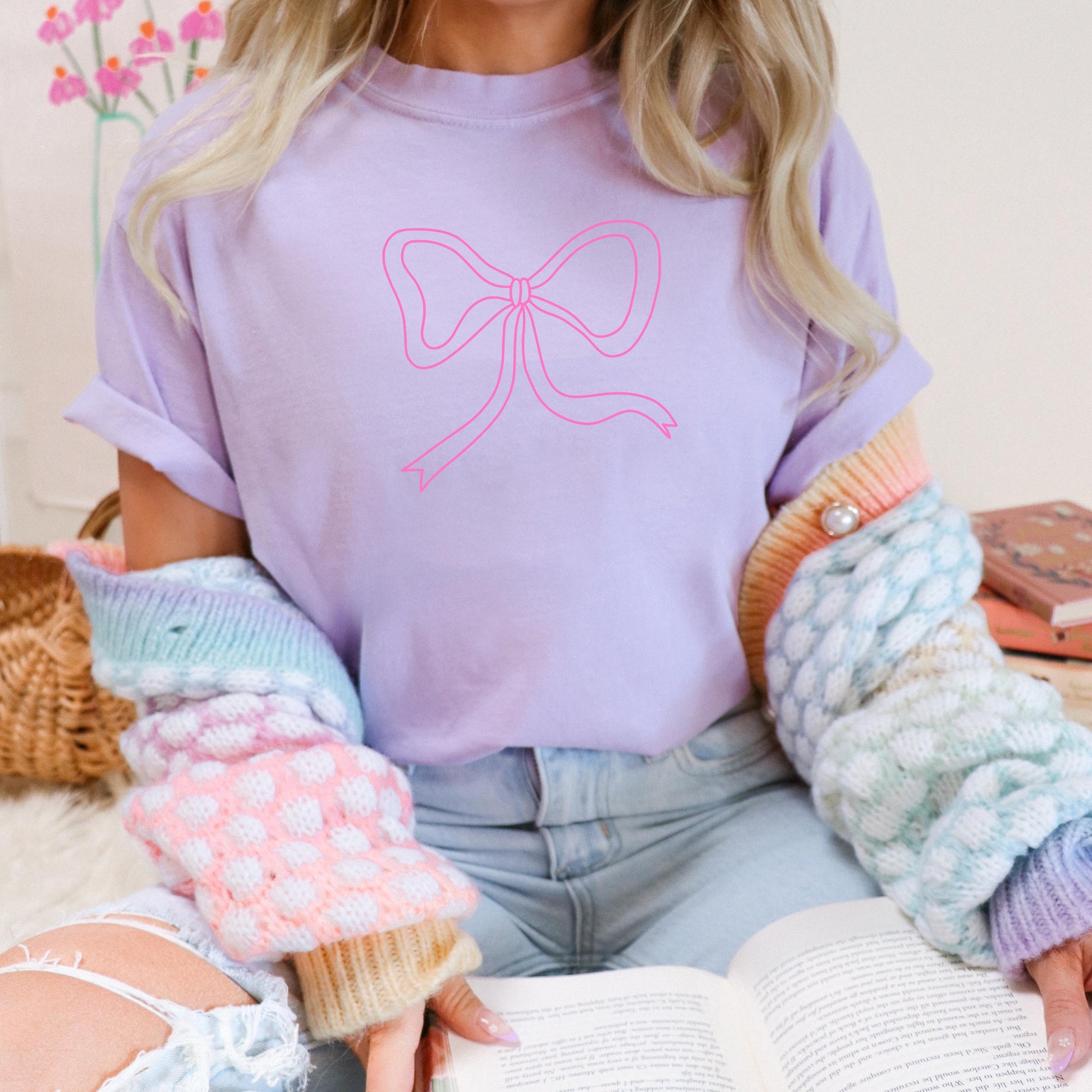 Christian Pink Coquette Shirt,Comfort Colors,Christian Coquette,Coquette Aesthetic,Bible Verse Shirt,Pink Bow Shirt,Balletcore,soft girl era