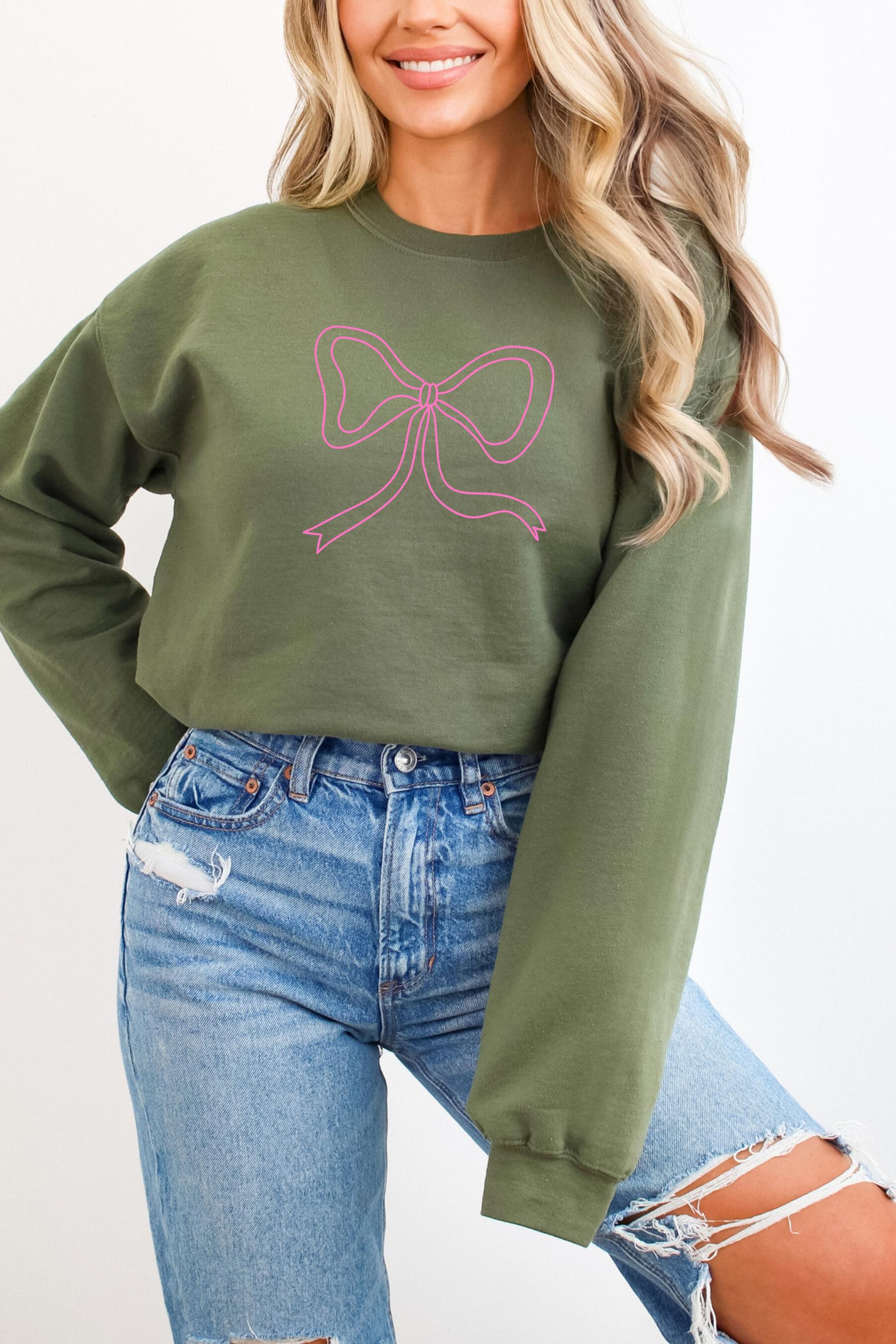 Christian Coquette crewneck sweatshirt,Pink bow sweatshirt,Teenage girl gifts,Bible verse sweatshirt,Coquette clothing,Balletcore sweatshirt