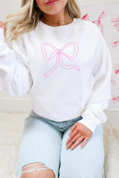 Christian Coquette crewneck sweatshirt,Pink bow sweatshirt,Teenage girl gifts,Bible verse sweatshirt,Coquette clothing,Balletcore sweatshirt