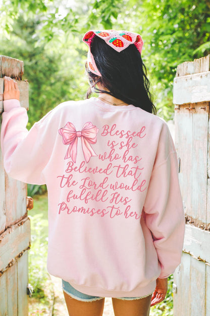 Christian Pink Coquette Sweatshirt,Christian Coquette,Coquette Aesthetic,Bible Verse sweatshirt,Pink Bow sweathirt,Balletcore,soft girl era