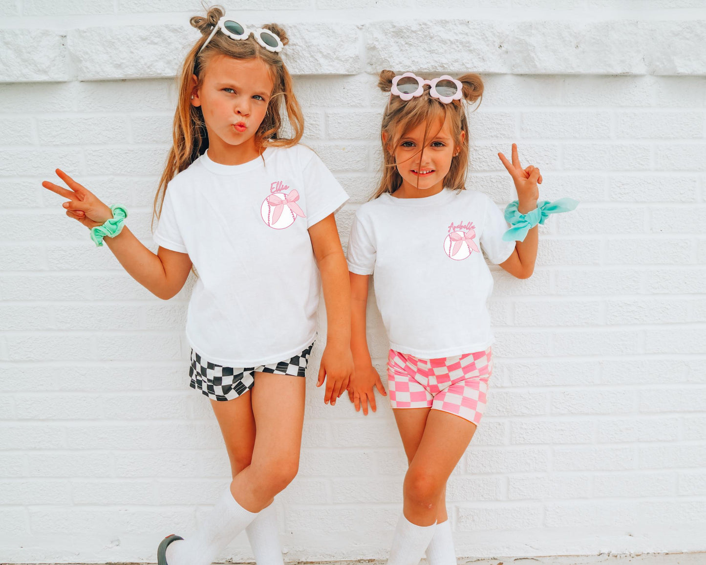 Custom Girls Baseball T-Shirt,Coquette Baseball T-Shirt,Pink Bow Shirt,Kids Baseball shirt,Baseball sis shirt,mommy and me,coquette baseball