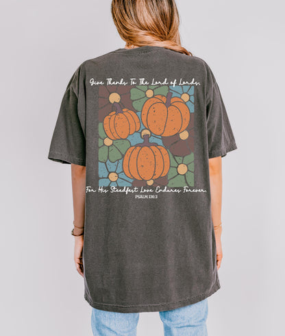 Christian shirt for Thanksgiving Comfort Colors,Bible Verse shirt,Thankful shirt,Fall shirt,Friendsgiving shirt,Boho pumpkin floral,Jesus