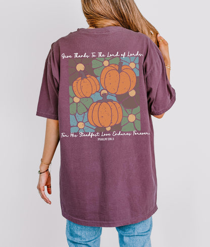 Christian shirt for Thanksgiving Comfort Colors,Bible Verse shirt,Thankful shirt,Fall shirt,Friendsgiving shirt,Boho pumpkin floral,Jesus