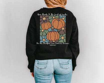 Christian Fall Sweatshirt,Thankful Sweatshirt,Thanksgiving sweater, christian thanksgiving sweatshirt, floral boho pumpkins,bible verse